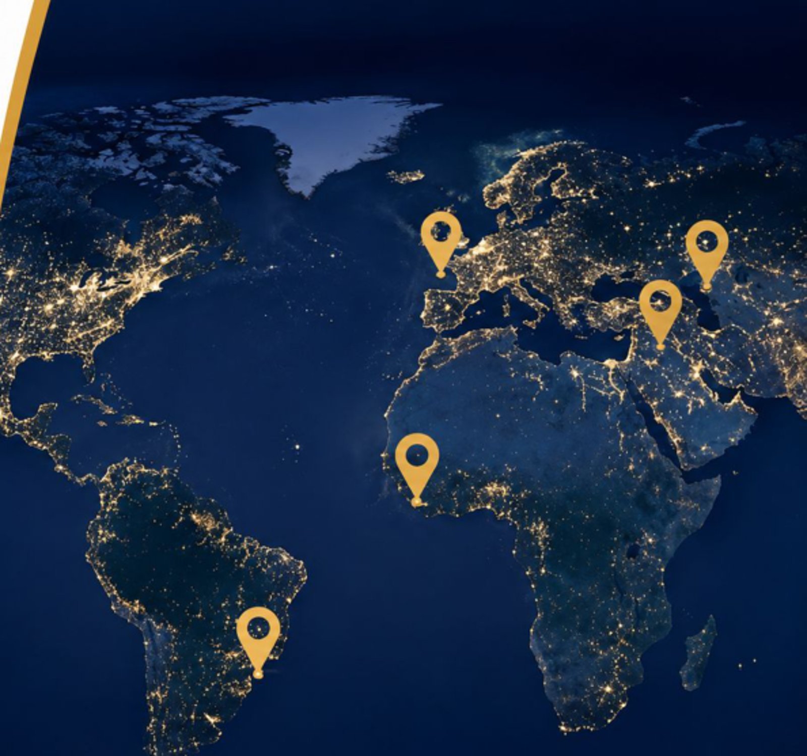 Castleum global network map